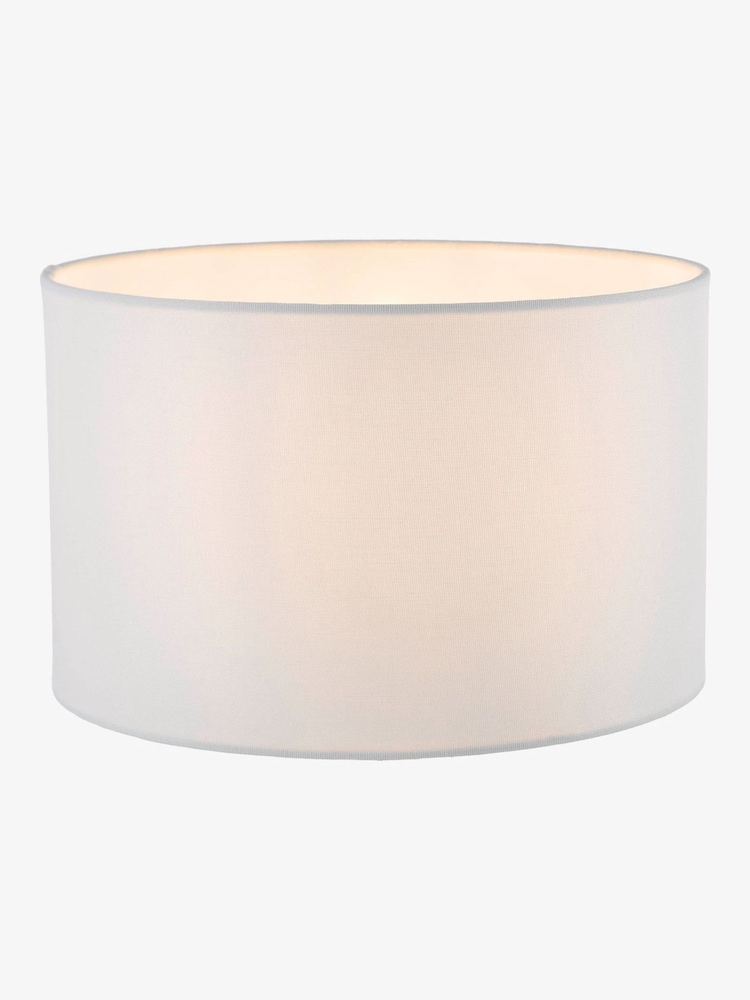 Dar Lighting White Pyramid Drum Shade - Image 1 of 3
