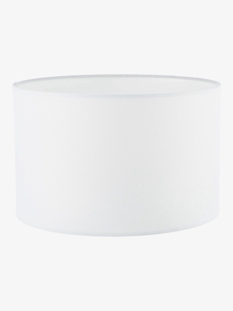 Dar Lighting White Pyramid Drum Shade - Image 2 of 3