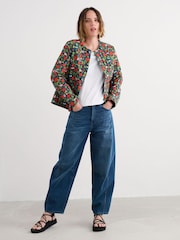 Seasalt Cornwall Blue Samson Hill Quilted Jacket - Image 3 of 5