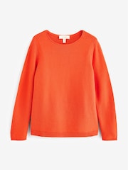 Seasalt Cornwall Orange Makers Cotton Jumper - Image 4 of 6