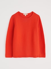 Seasalt Cornwall Orange Makers Cotton Jumper - Image 5 of 6