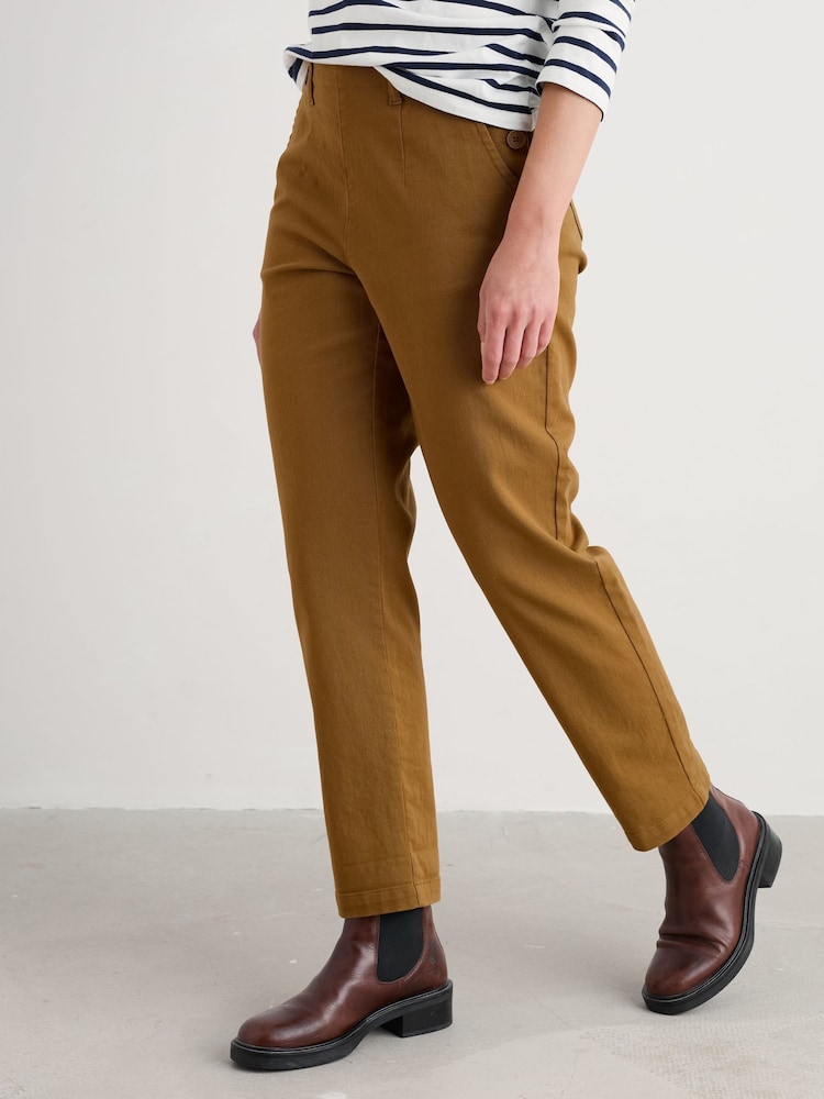 Seasalt Cornwall Yellow Petite Waterdance Trousers - Image 1 of 6