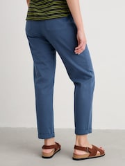 Seasalt Cornwall Blue Petite Waterdance Trousers - Image 2 of 6