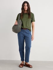 Seasalt Cornwall Blue Petite Waterdance Trousers - Image 3 of 6