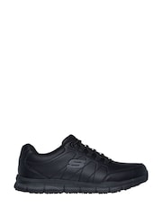 Skechers Black Nampa Osil Slip Resistant Work Trainers - Image 1 of 5