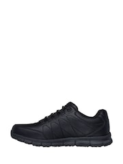Skechers Black Nampa Osil Slip Resistant Work Trainers - Image 2 of 5
