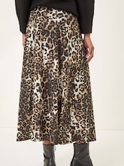 Roman Animal Print Midi Skirt - Imagem 3 de 5