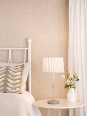 Dar Lighting Matt Taupe Sonia Table Lamp - Image 1 of 7