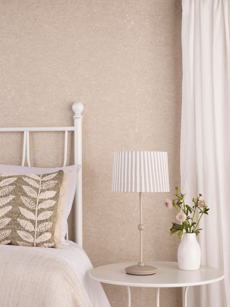 Dar Lighting Matt Taupe Sonia Table Lamp - Image 2 of 7