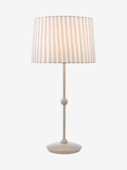 Dar Lighting Matt Taupe Sonia Table Lamp - Image 3 of 7