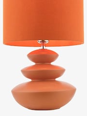 Dar Lighting Orange Discus Table Lamp - Image 6 of 6