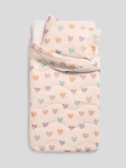 Pink Hearts Coverless Duvet Cover and Pillowcase Set - Image 6 of 8
