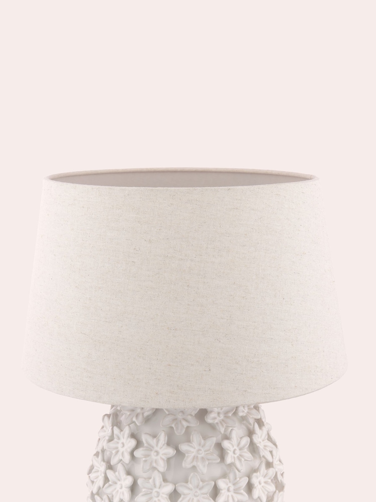 Laura Ashley White Ingham Table Lamp - Image 7 of 7