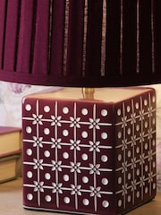 Laura Ashley Purple Claudina Table Lamp - Image 3 of 6