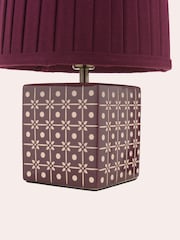 Laura Ashley Purple Claudina Table Lamp - Image 6 of 6