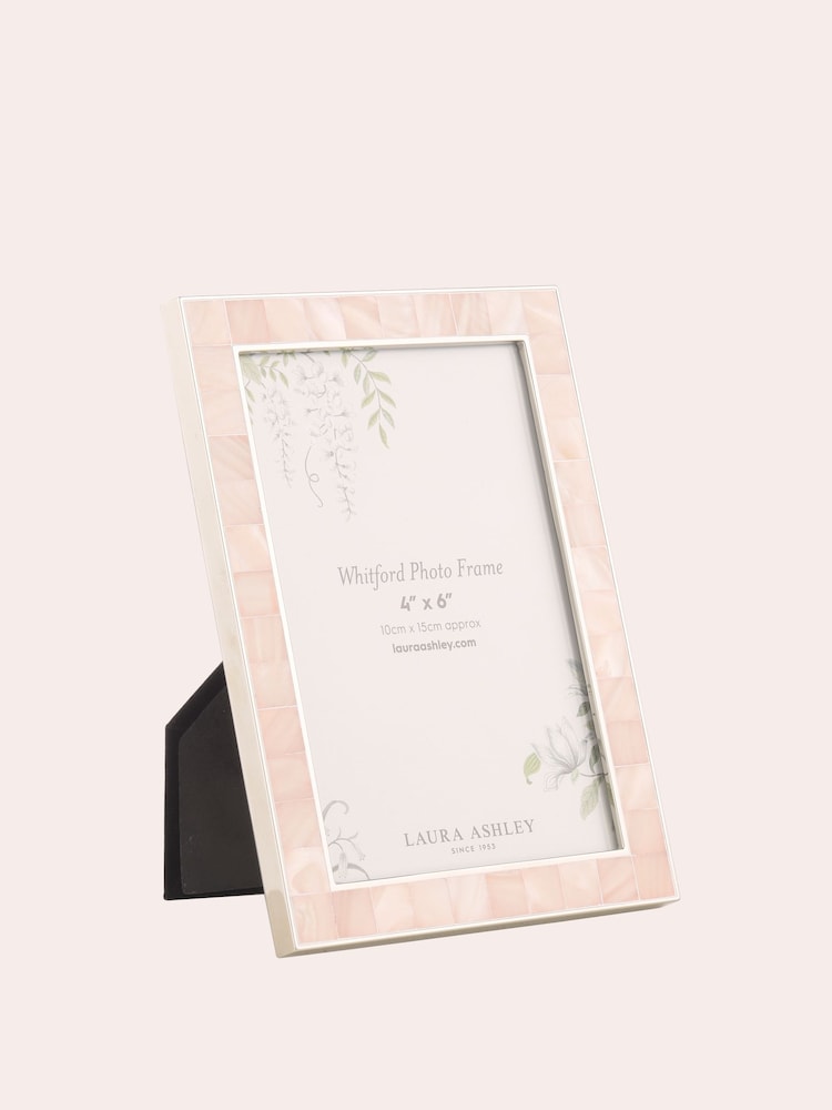 Laura Ashley Pink Whitford Photo Frame - Image 2 of 4