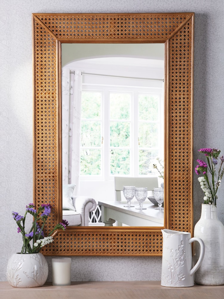 Laura Ashley Brown Bayden Mirror - Image 1 of 4 Laura Ashley Brown Bayden Mirror - Image 1 of 4