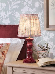 Laura Ashley Red Kelbrook Table Lamp - Image 1 of 6