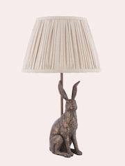 Laura Ashley Bronze Hare Table Lamp - Image 4 of 6
