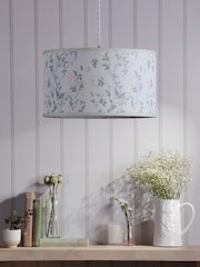 Laura Ashley Multi Easy Fit Summer Palace Eau De Nil Pendant Shade - Image 2 of 6