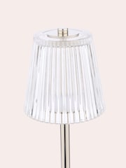Laura Ashley Chrome Callaghan Rechargeable Table Lamp - Image 5 of 6