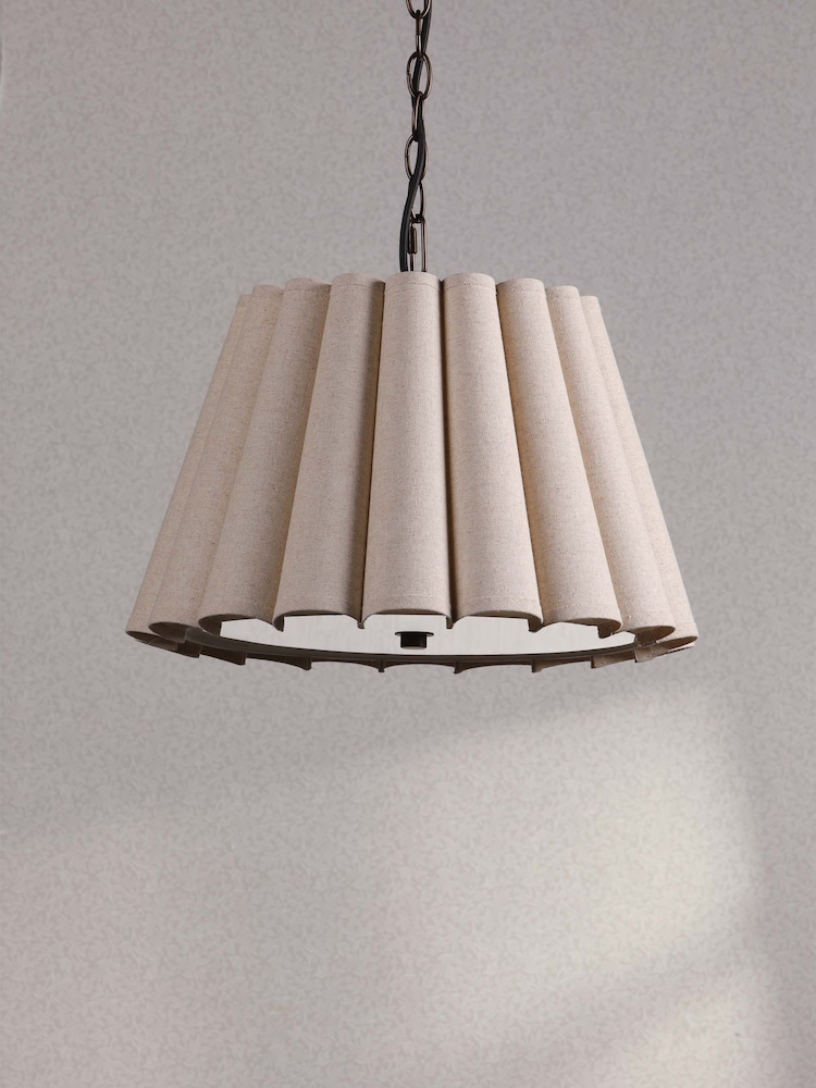 Laura Ashley Bronze Holwell 2 Light Pendant - Image 2 of 7