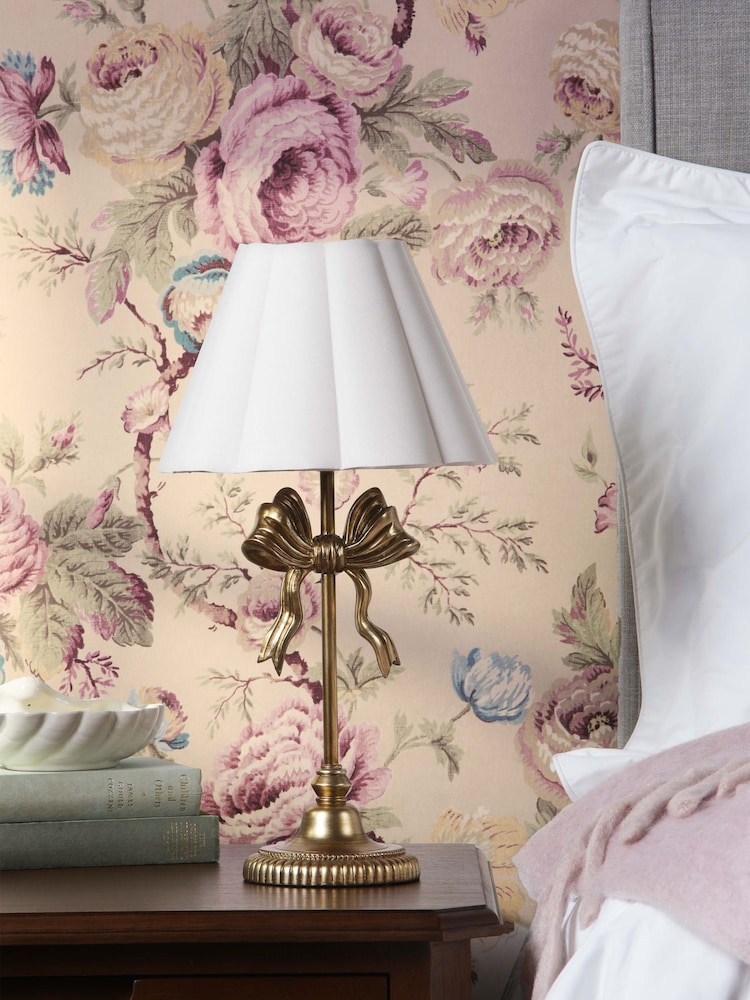 Laura Ashley Gold Larkfield Table Lamp - Image 2 of 6