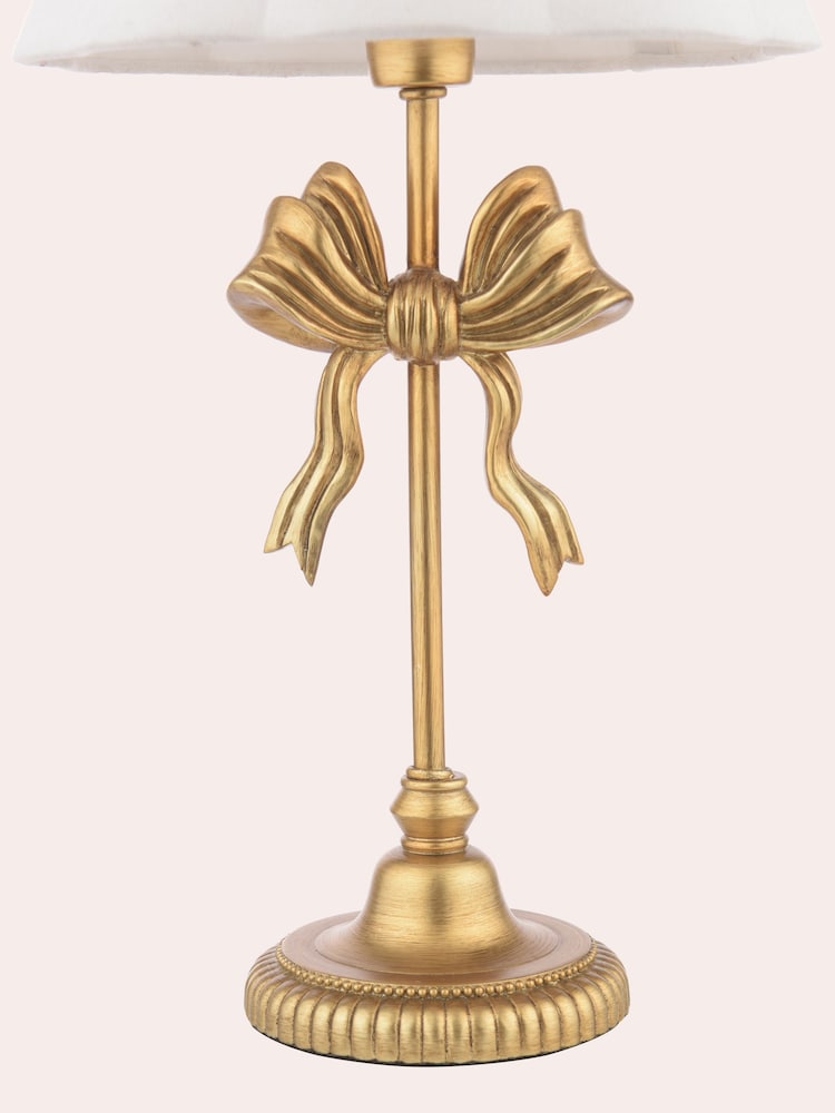 Laura Ashley Gold Larkfield Table Lamp - Image 6 of 6