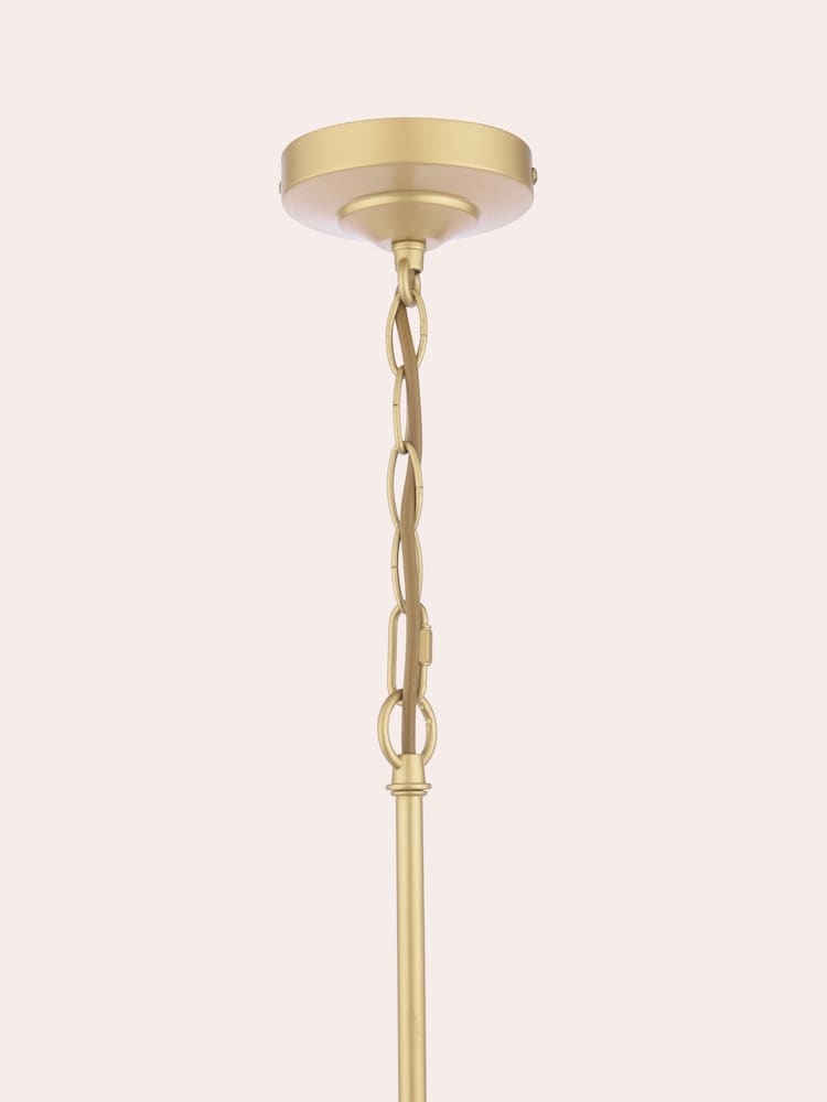 Laura Ashley Brass Alexa 3 Light 3 Light Pendant - Image 7 of 7