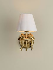 Laura Ashley Gold Larkfield 1 Wall Light - Image 3 of 6