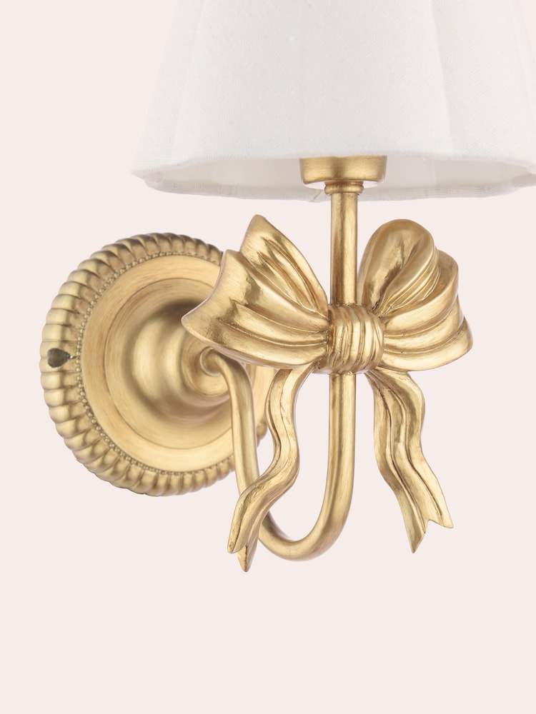 Laura Ashley Gold Larkfield 1 Wall Light - Image 6 of 6 Laura Ashley Gold Larkfield 1 Wall Light - Image 6 of 6