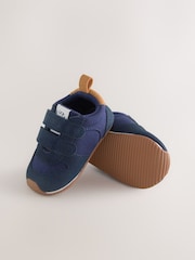 Navy Baby Touch Fastening Trainers (0-2mths) - Image 4 of 6