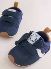Navy Baby Touch Fastening Trainers (0-2mths) - Image 6 of 6