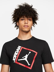Jordan Black Jumpman Box Graphic T-Shirt - Image 3 of 4