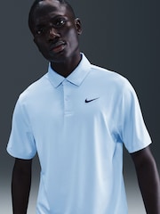 Nike Hydrogen Blue Dri-FIT Good Solid Golf Polo Shirt - Image 3 of 5