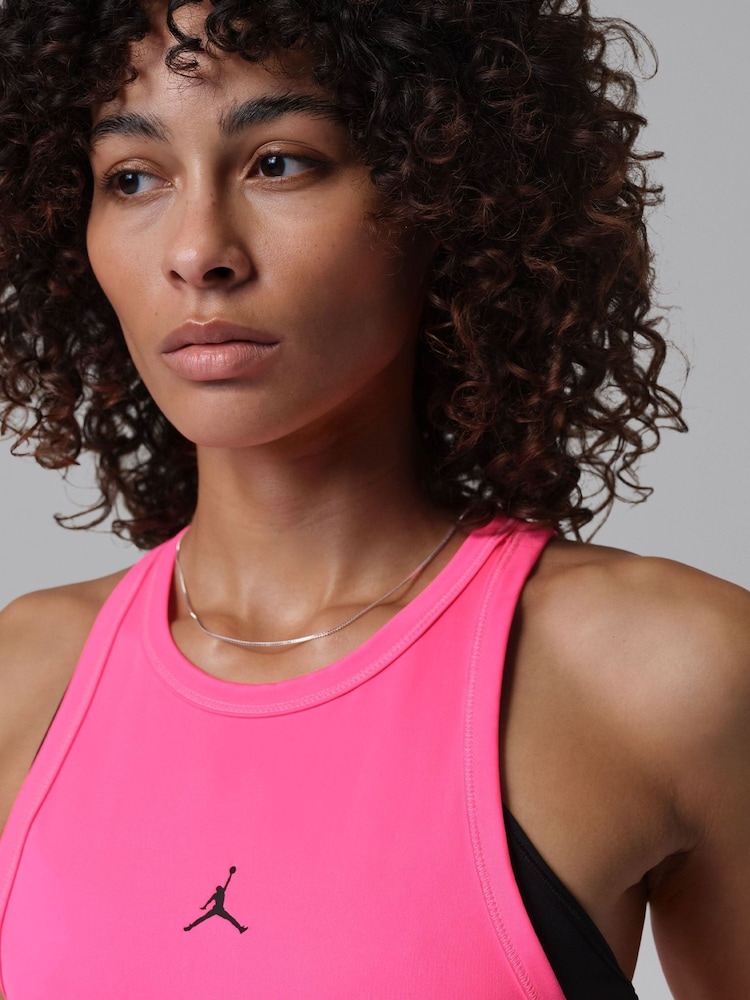 Jordan Pink Sport Essentials Dri-Fit Sleeveless Top - Image 4 of 4