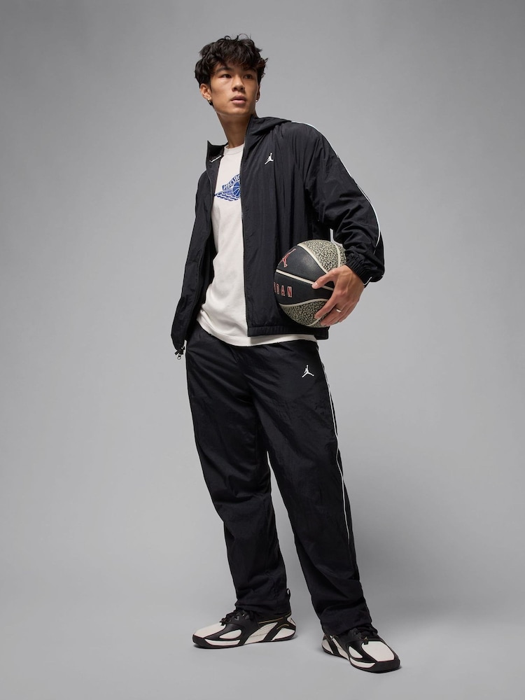 Jordan Black/White Sport Classic Joggers - Image 6 of 6