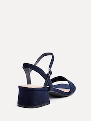 Linzi Blue Tillie Barely There Low Block Heel Sandals - Image 3 of 5
