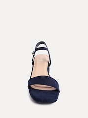 Linzi Blue Tillie Barely There Low Block Heel Sandals - Image 4 of 5