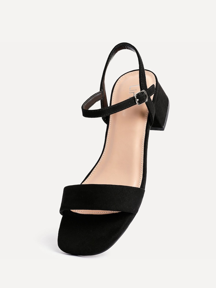 Negro - Sandalias de taco bajo y bloque Linzi Tillie Barely There - Imagen 5 de 5 Negro - Sandalias de taco bajo y bloque Linzi Tillie Barely There - Imagen 5 de 5