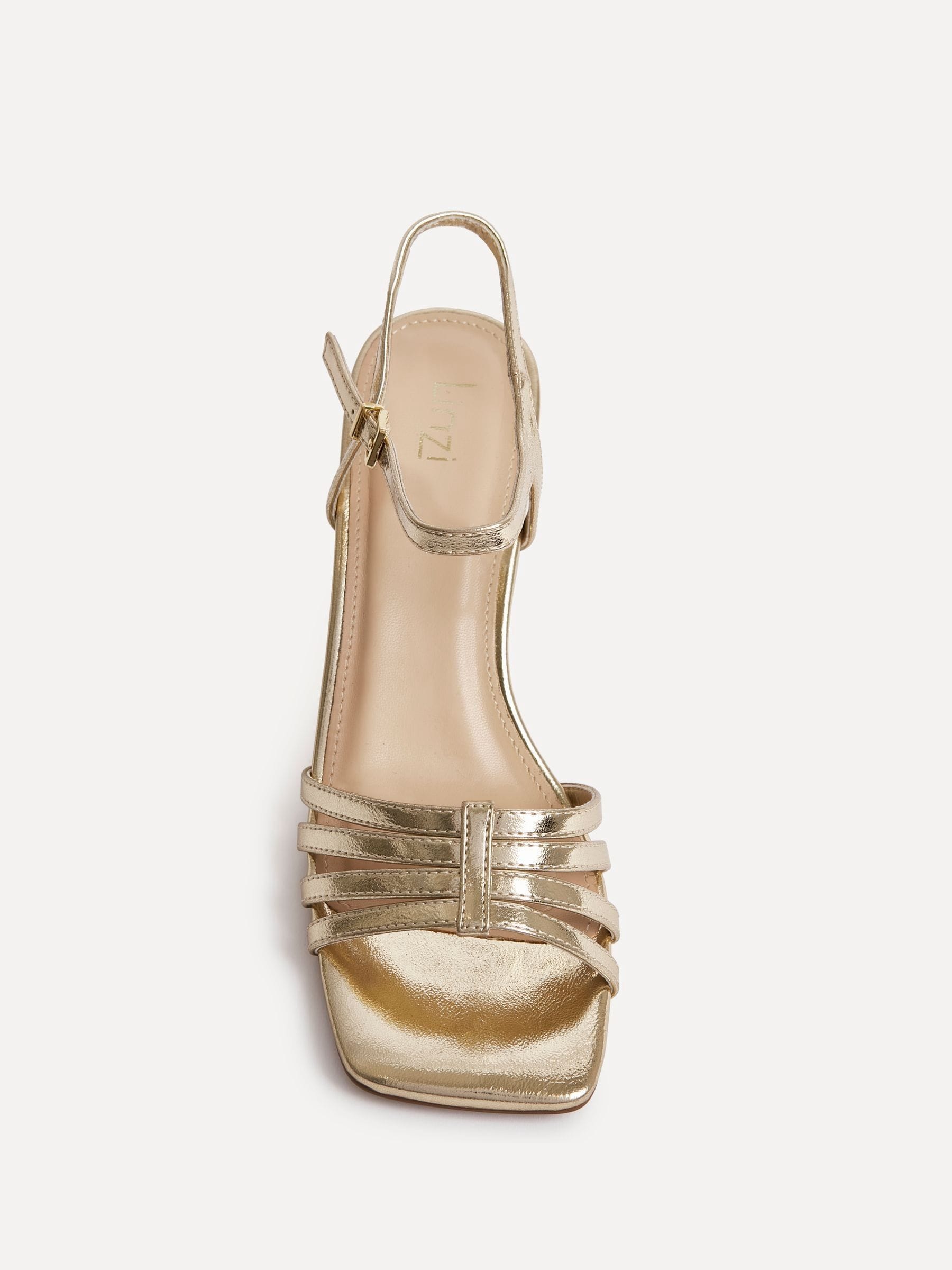 Buy Linzi Gold Annie Strappy Heel Sandals from Next Armenia