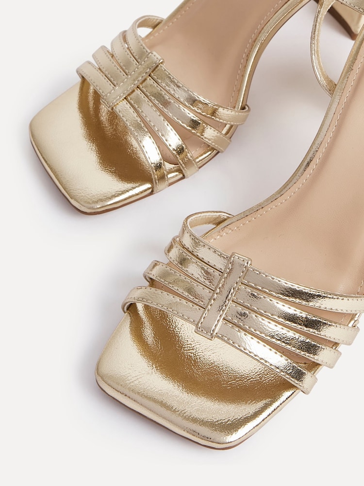 Linzi Gold Annie Strappy Heel Sandals - Image 7 of 7