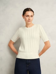 Hobbs Natural Calla Knitted Top - Image 1 of 4