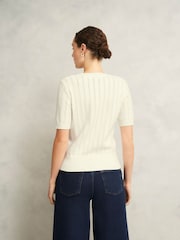 Hobbs Natural Calla Knitted Top - Image 2 of 4