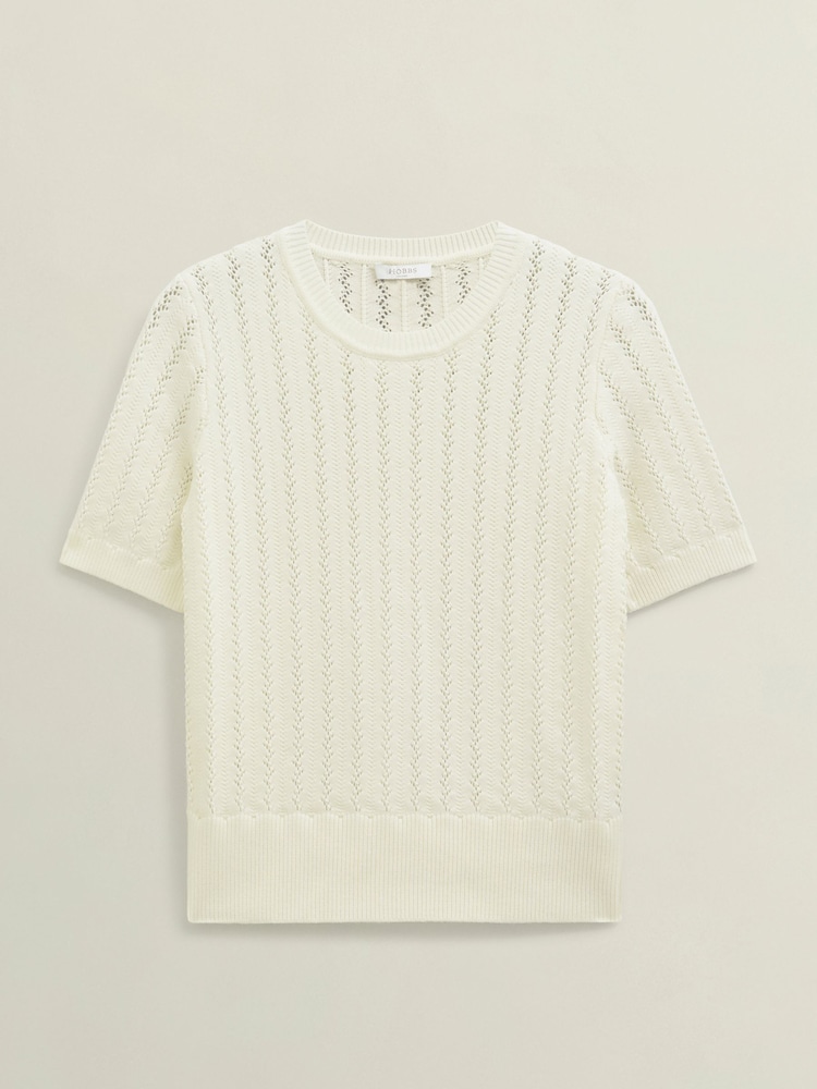 Hobbs Natural Calla Knitted Top - Image 4 of 4