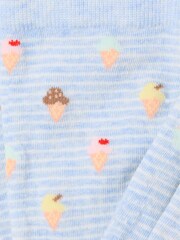 FatFace Light Blue Ice Cream Socks - Image 2 of 2