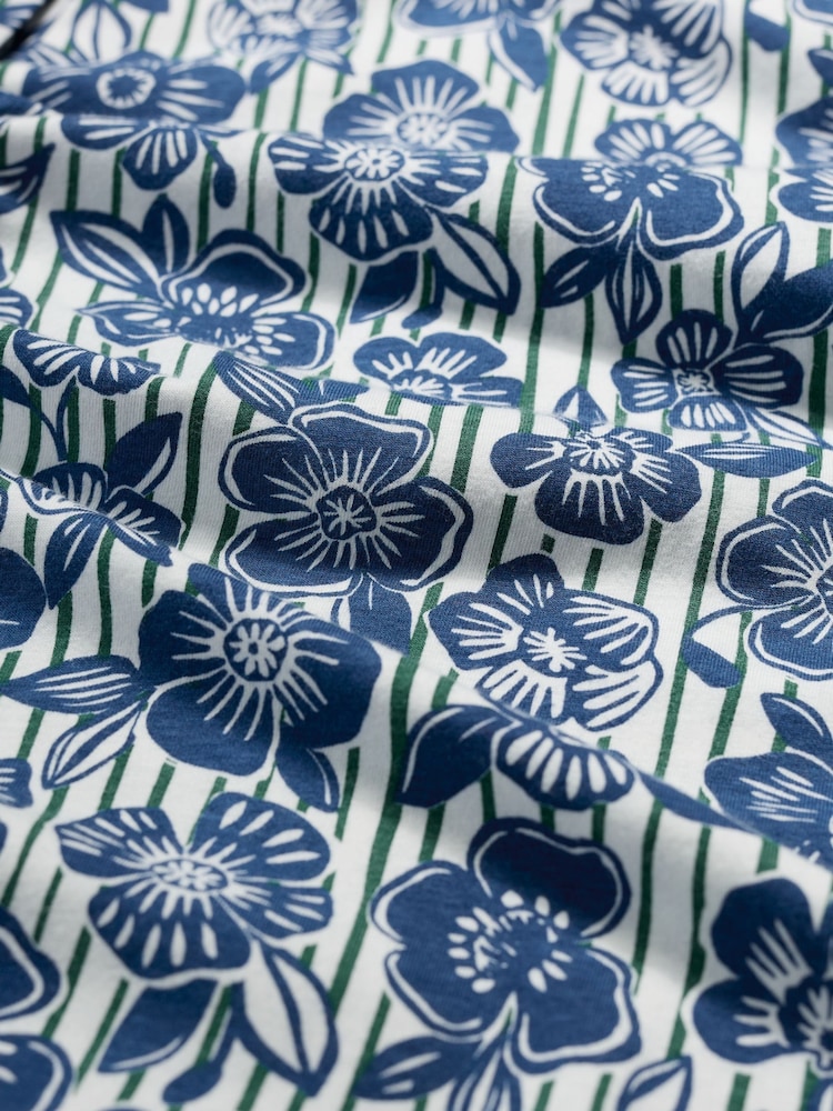 Seasalt Cornwall Blue Petite Pier View Jersey Dress - Image 5 of 5