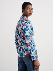 Seasalt Cornwall Blue Dark Larissa 100% Cotton Shirt - Image 2 of 7