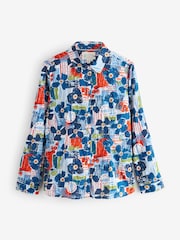 Seasalt Cornwall Blue Dark Larissa 100% Cotton Shirt - Image 4 of 7