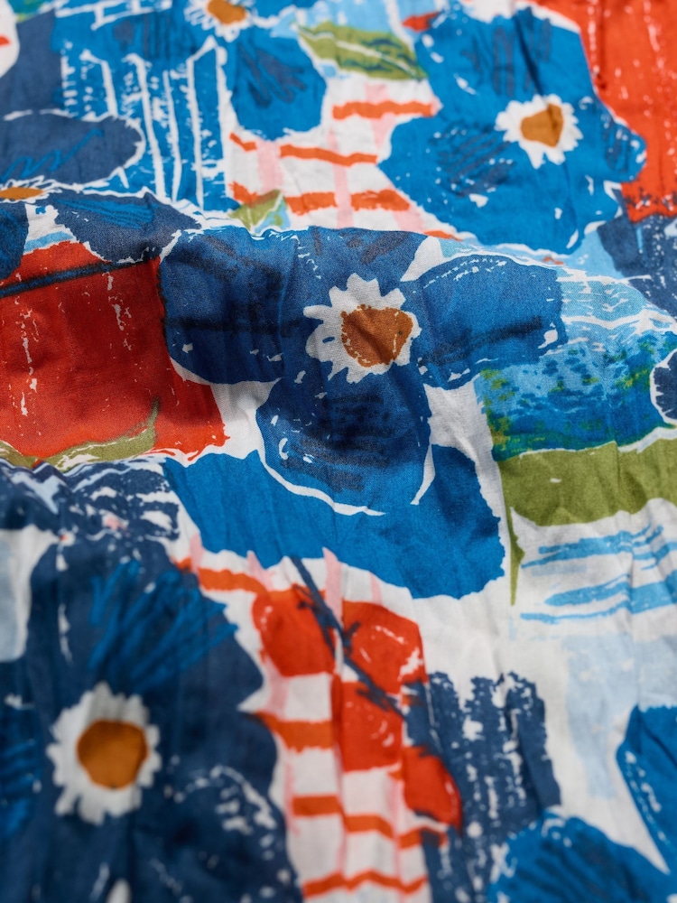 Seasalt Cornwall Blue Dark Larissa 100% Cotton Shirt - Image 7 of 7